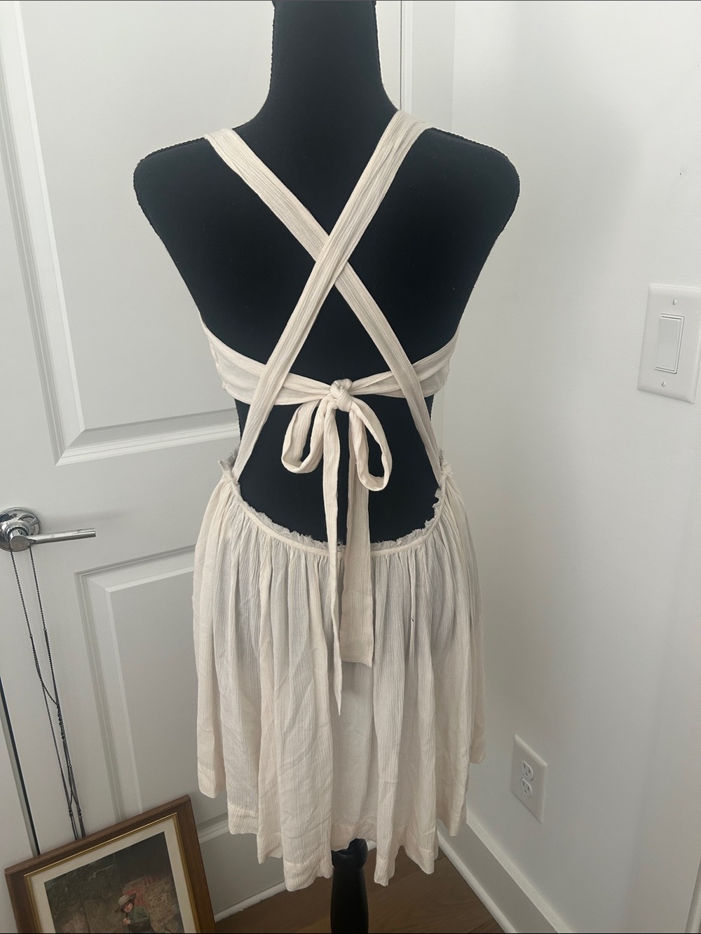 NWIT Free People Gauze open back dress